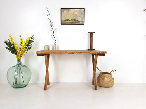 Rustic Solid Wood Desk / Dining Table