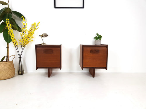 Mid Century Bedside Cabinets